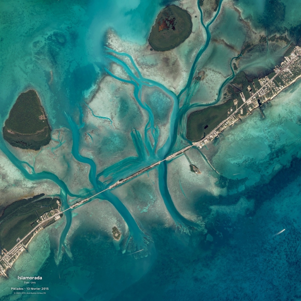 Pleiades satellite image of Islamorada